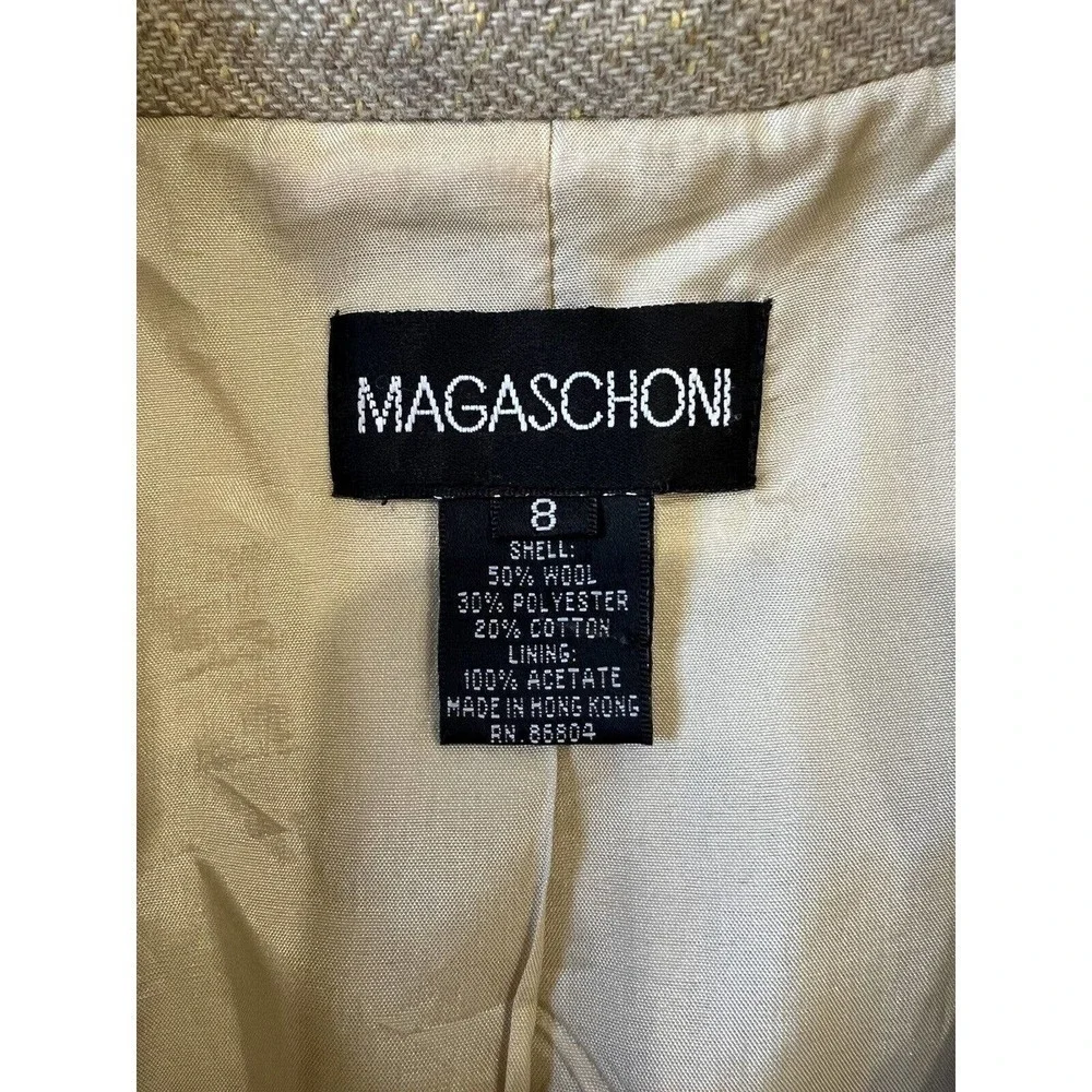 Magaschoni Light Brown‎ Women’s Coat Size 8